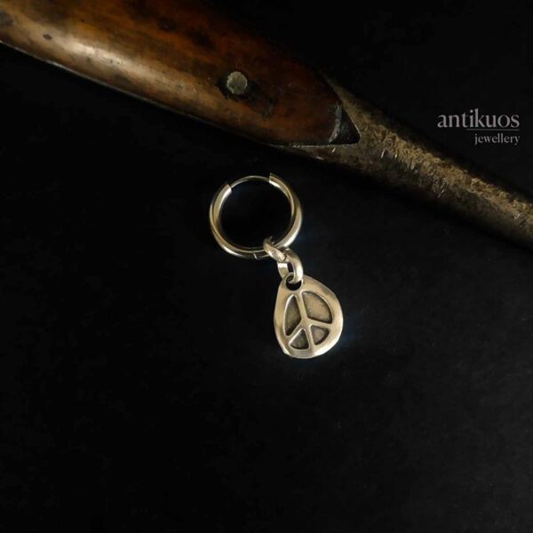 Simple Peace earring