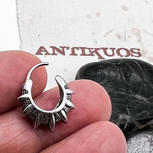 T-rex hoop earring,dinosaur earring