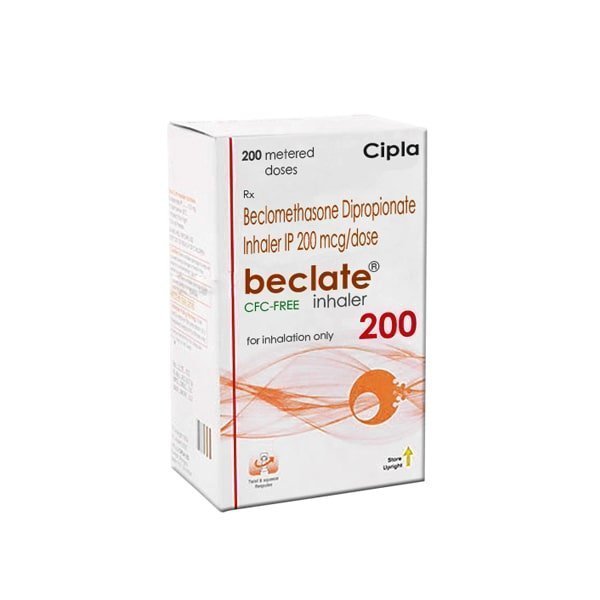 Buy Beclate Cfc Free 200 Mcg Inhaler