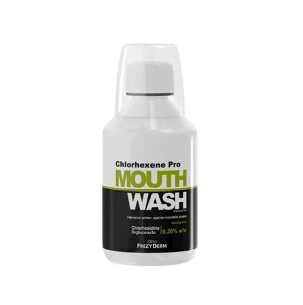 Frezyderm Mouth Wash Chlorhexene Pro Στοματικό Διάλυμα Κατά της Μικροβιακής Πλάκας 250ml
