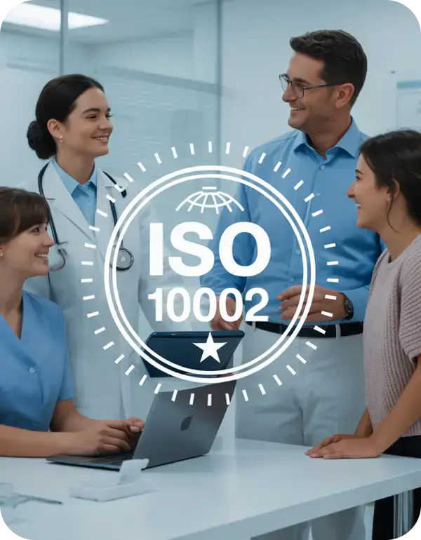 ISO 10002 – Customer Satisfaction Management System Vera Clinic operates under ISO 10002 – Customer Satisfaction Management System