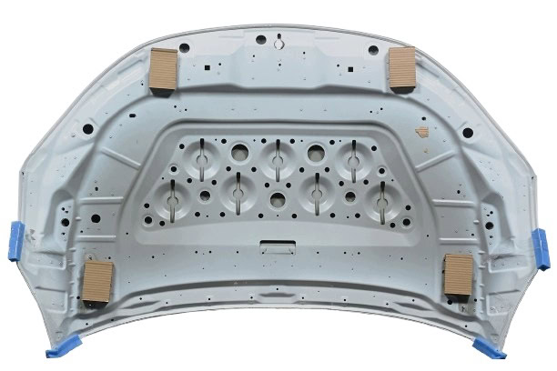 MERCEDES MASKA PORKYWA SILNIKA BIAŁA 149 EQS 297 V297 LIMUZYNA