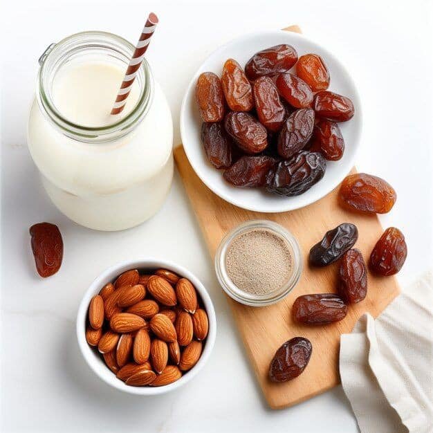 Dates and milk