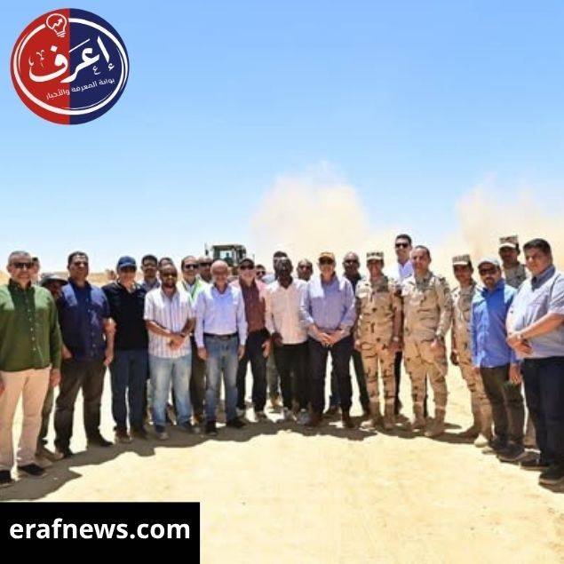 وزير الري يتفقد مشروع تطوير خور وقناة مفيض توشكى