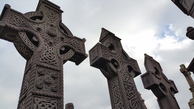 High Cross, Tombstones, Glasnevin Cemetery 