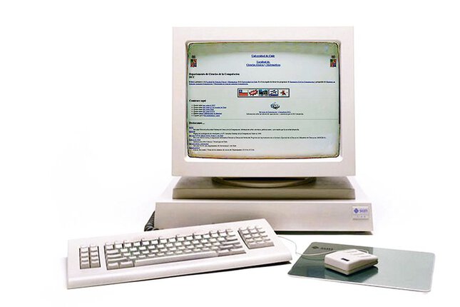 primera página web en Chile