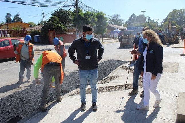 construcción de veredas