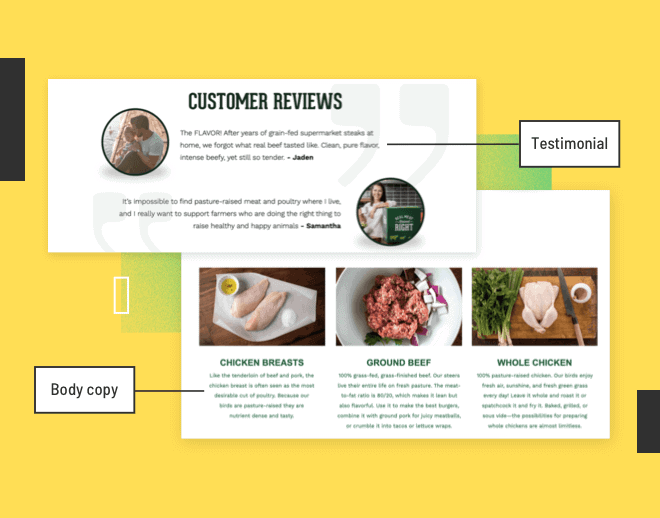 Mobile Image-Social proof stand out-Design Pillar