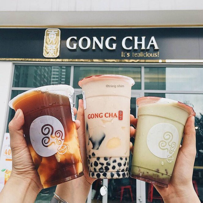 Một vài thương hiệu trà sữa nổi tiếng