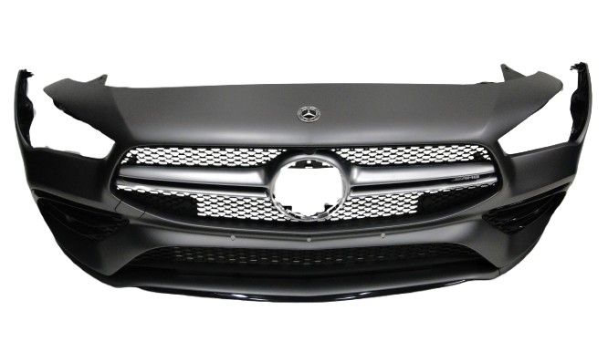 MERCEDES ZDERZAK PRZEDNI AMG PTS SZARY 662 CLA 118 W118 PRZED LIFTEM
