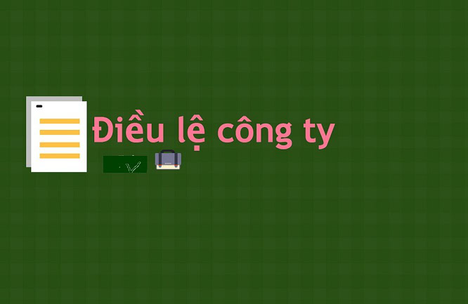 Điều lệ thành lập công ty 