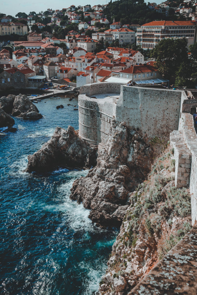 Stadtmauer von Dubrovnik in Kroatien