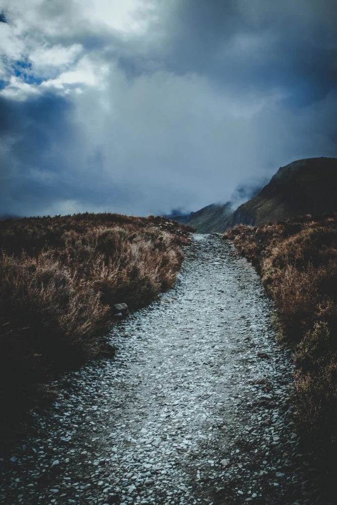 Wanderweg beim Tongariro Alpine Crossing