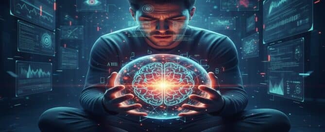 AI and Anxiety Concept
