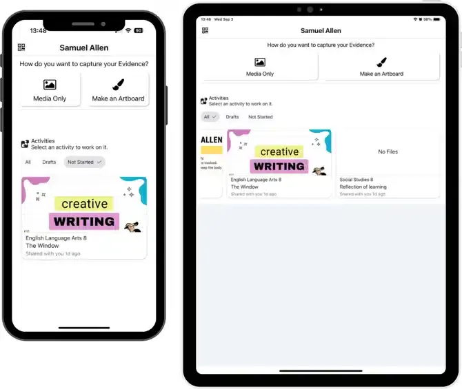New Edsby Capture enabled for artboards