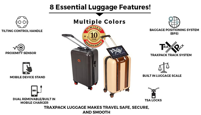 The Future of Luggage is Here - TraxPack