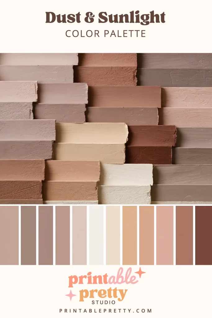 Magic Of Color Palettes - Dust &Amp; Sunlight Color Palette