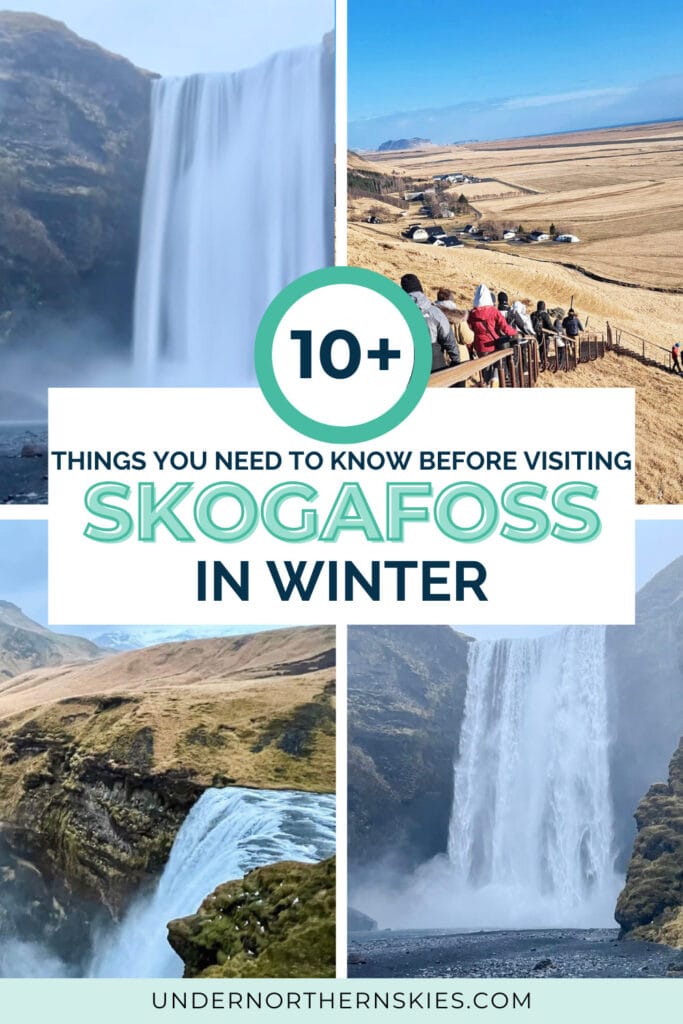 Skogafoss in winter