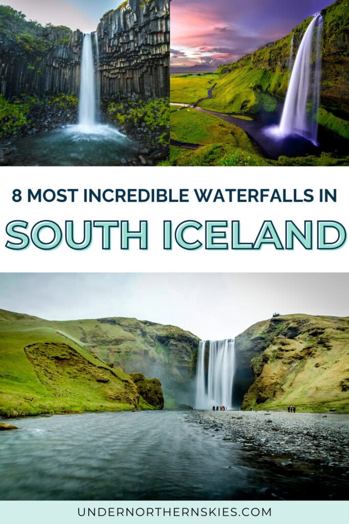 Waterfalls in South Iceland