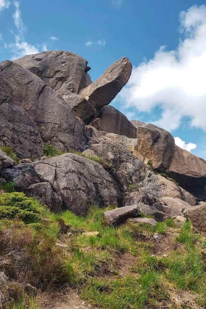 Underneath Trollpikken - you can see why it got it's name!