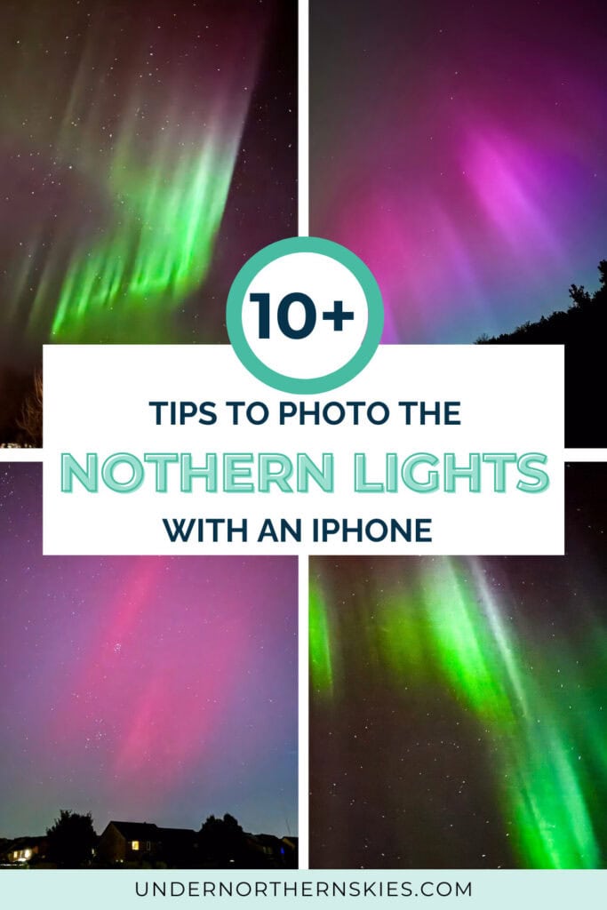 Northern Lights Photography - header image - how to photograph the northern lights with an iPhone