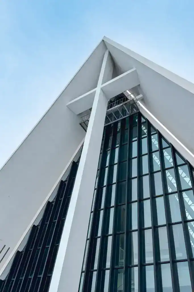 The beautiful Arctic Cathedral n Tromso is one of the best things to do in Norway