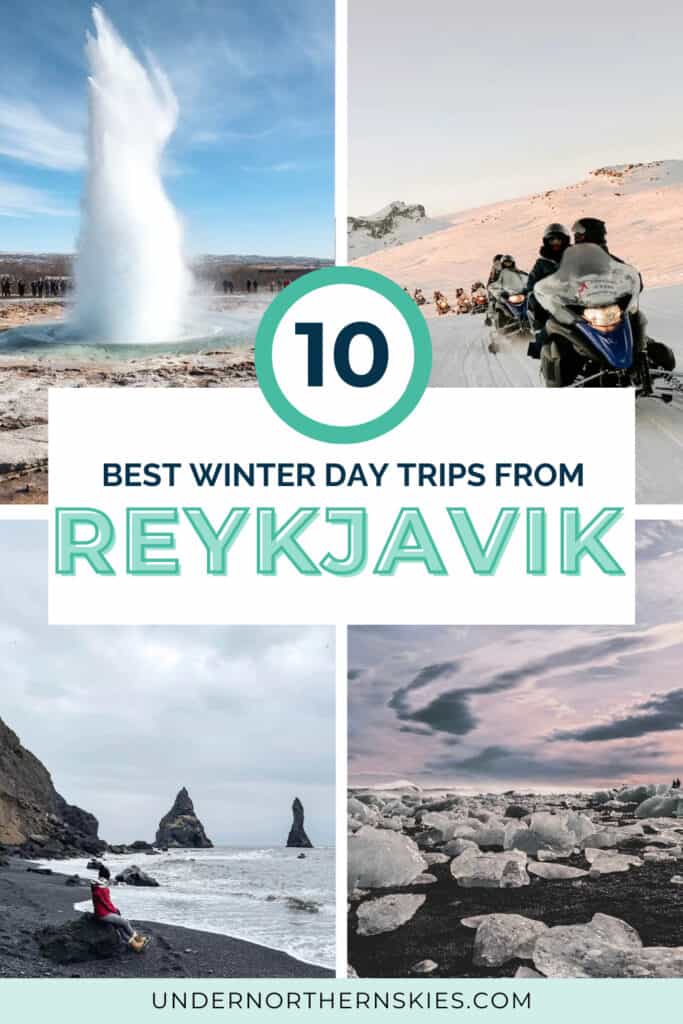 winter day trips from reykjavik pin