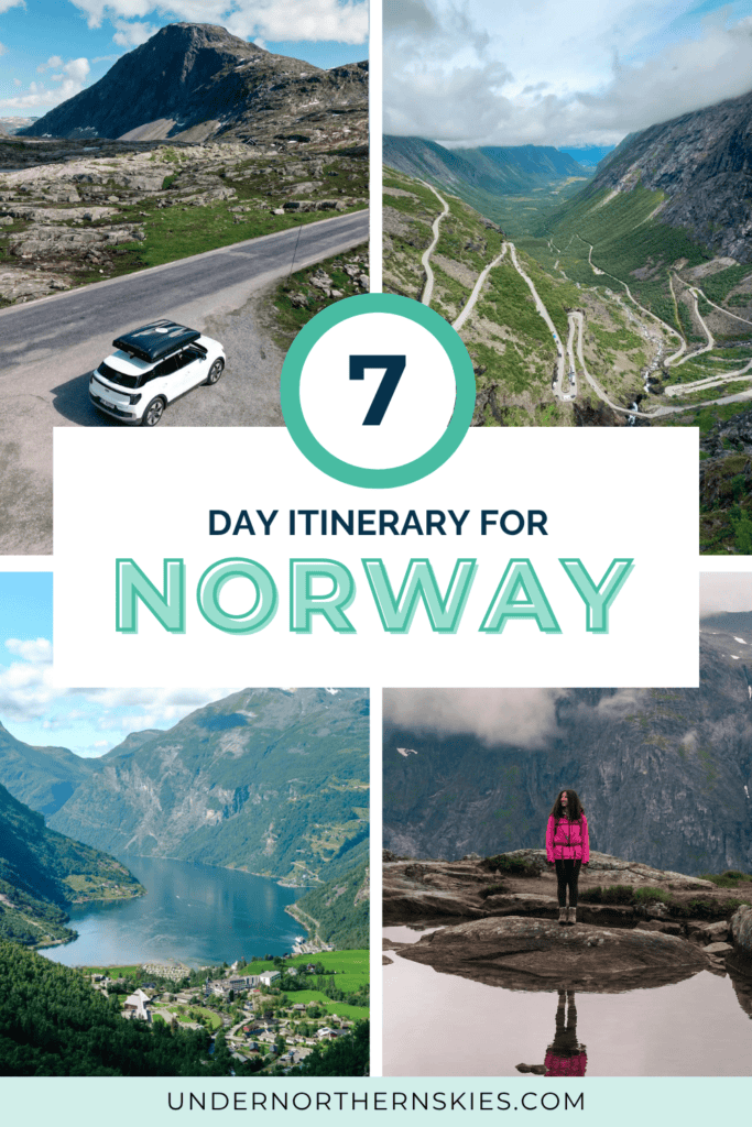 Norway itinerary pin