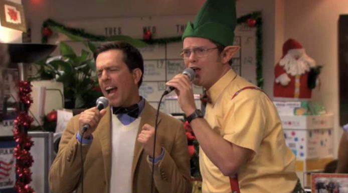 Новогодняя активность в офисе