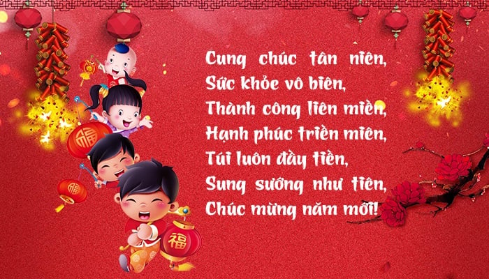 Chúc cô năm mới.