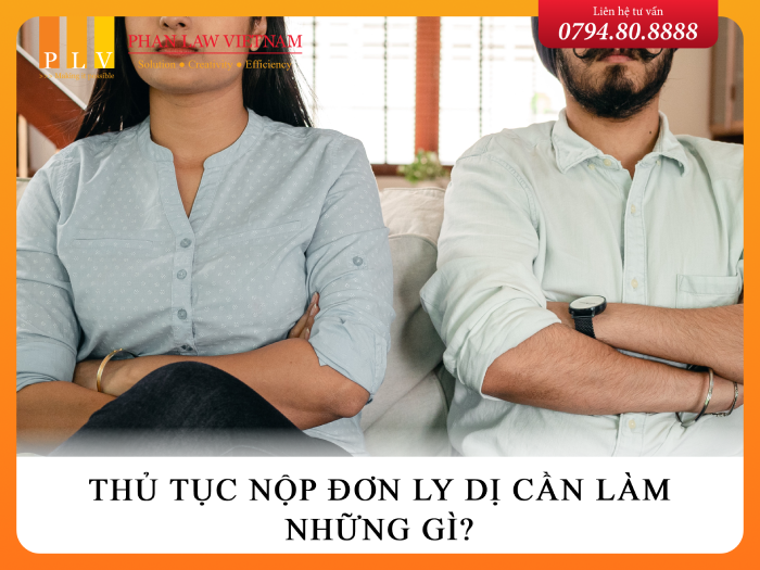 Thủ tục nộp đơn ly dị cần làm những gì?