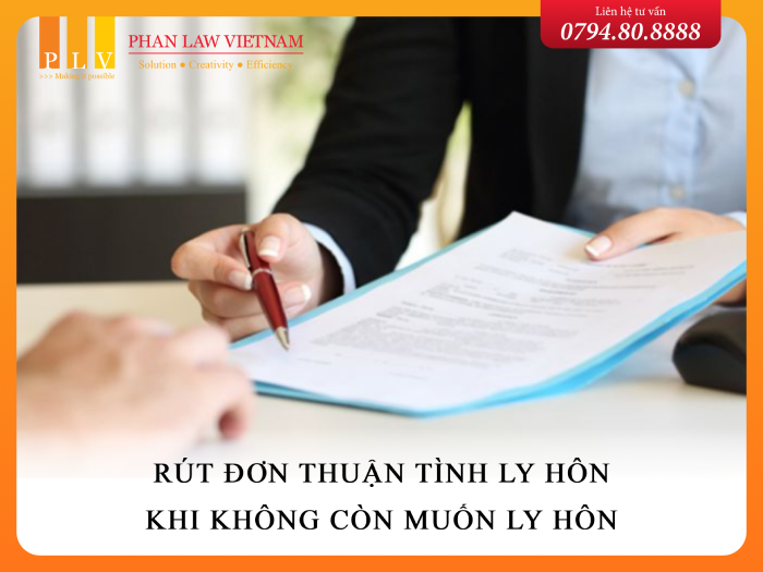 Có thể rút đơn thuận tình ly hôn khi không còn muốn ly hôn được không?