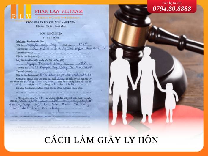 Cách làm giấy ly hôn 