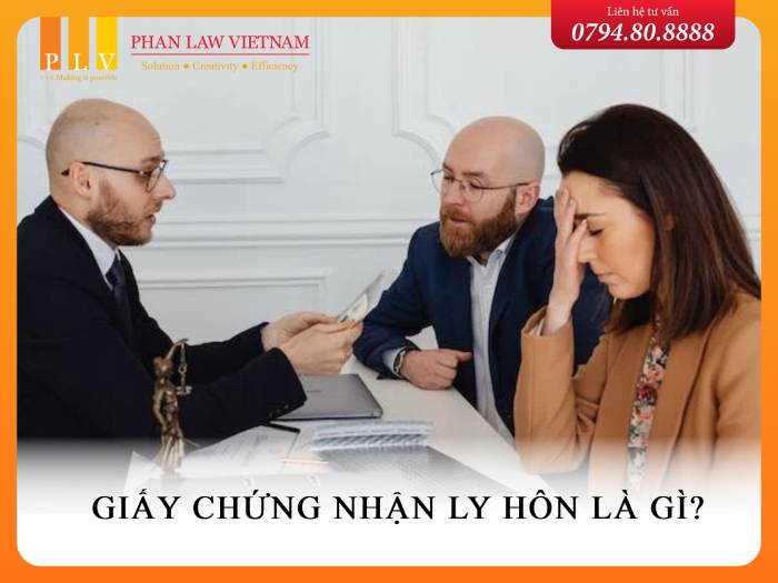 Giấy chứng nhận ly hôn 