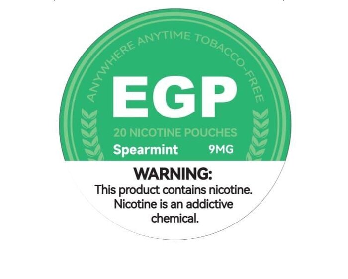 EGP Nicotine Pouches Spearmint 9mg