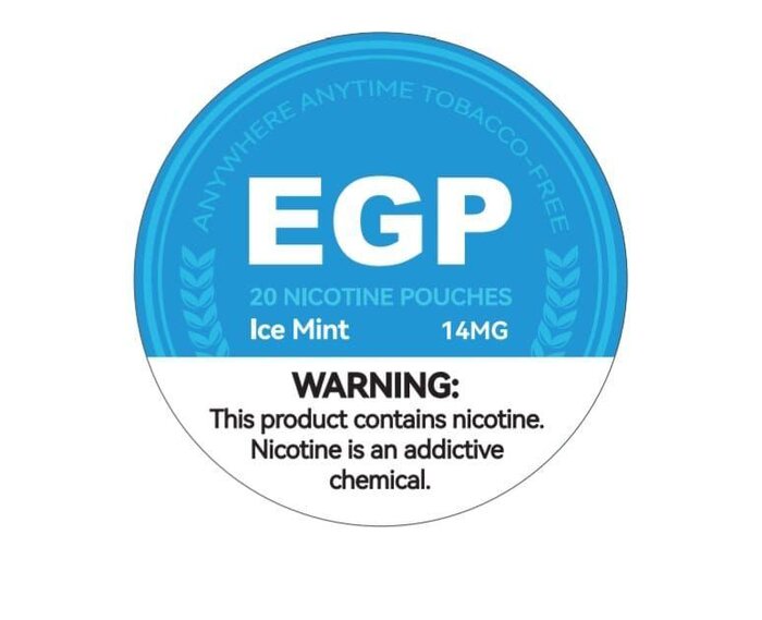 EGP Nicotine Pouches Ice Mint 14mg