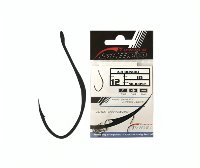 69951849152 Konks SHIRO Aji Dosuki Ringed BN - 10pcs - Pilt 1