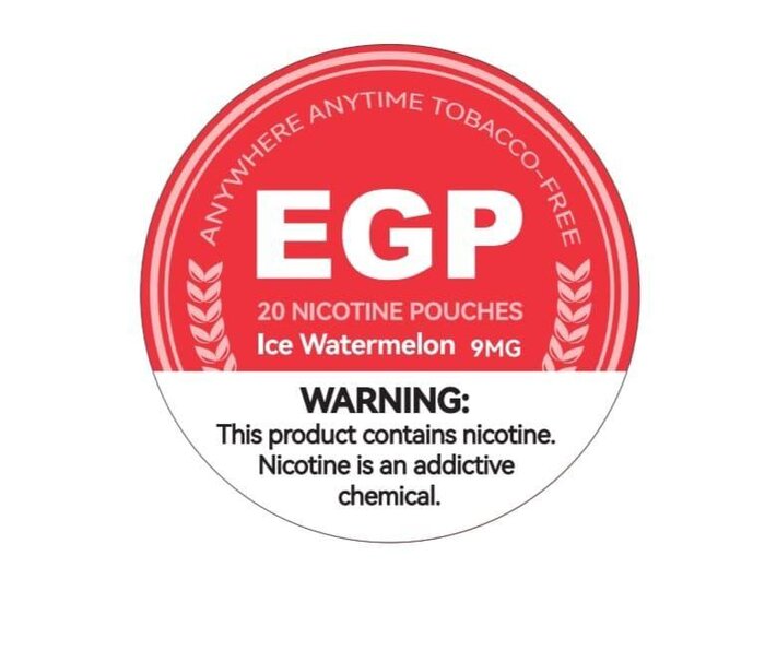 EGP Nicotine Pouches Ice Watermelon 9MG