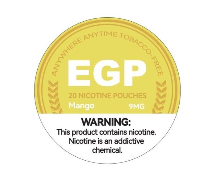 EGP Nicotine Pouches Mango 9mg