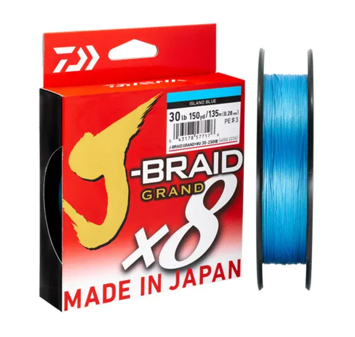daiwa-j-braid-grand-x8-braid-island-blue_1200x Nöör DAIWA J-Braid Grand X8 Blue - 135m 0,16mm - Pilt 1