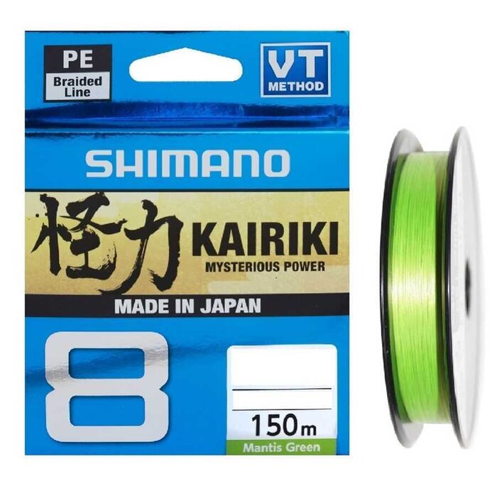 shimano-kairiki-8-150m-mantis-green-orgu-ip-misina-orgu-ipler-shimano-kairiki-74408-14-B Nöör SHIMANO Kairiki 8 150m - Green - Pilt 1