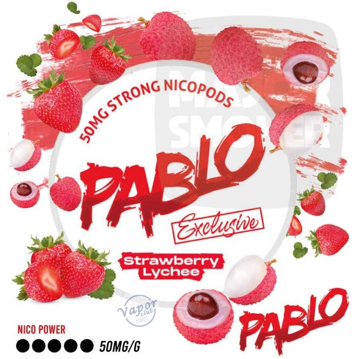 PABLO Nicotine Pouches- Strawberry Lychee