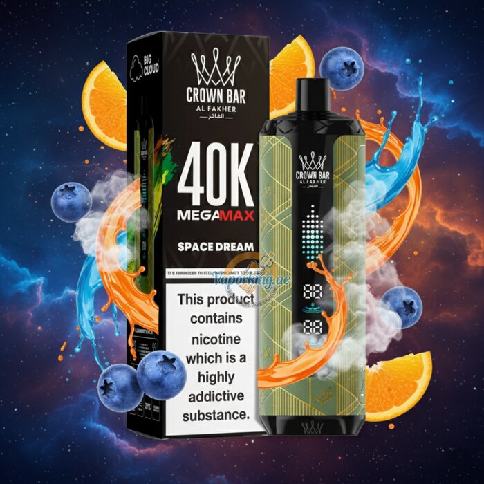 Al Fakher Mega Max 40000 Puffs- Space Dream