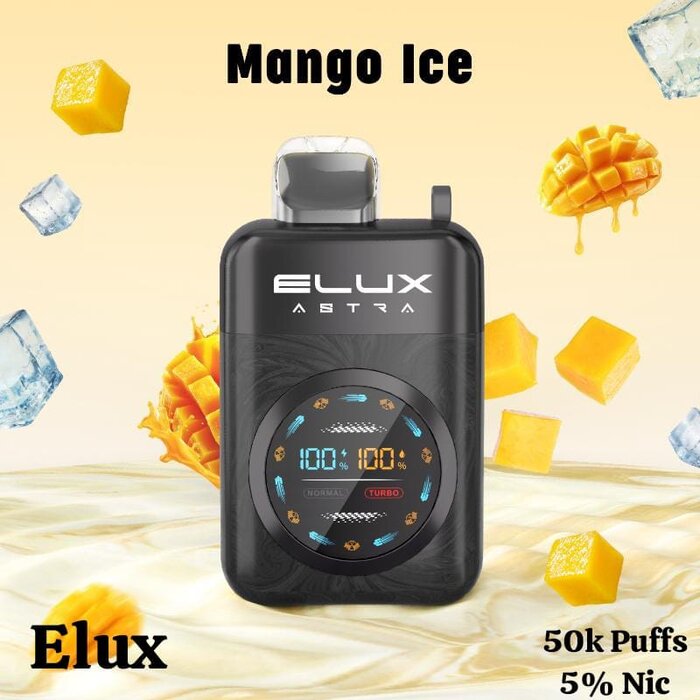 Elux Astra 50000 Puffs 50mg Disposable Vape Mango Ice