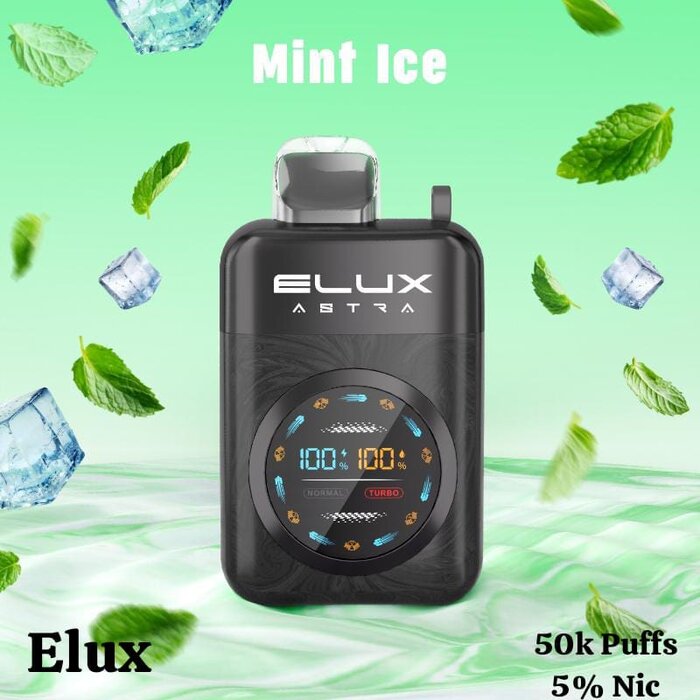 Elux Astra 50000 Puffs 50mg Disposable Vape Mint Ice