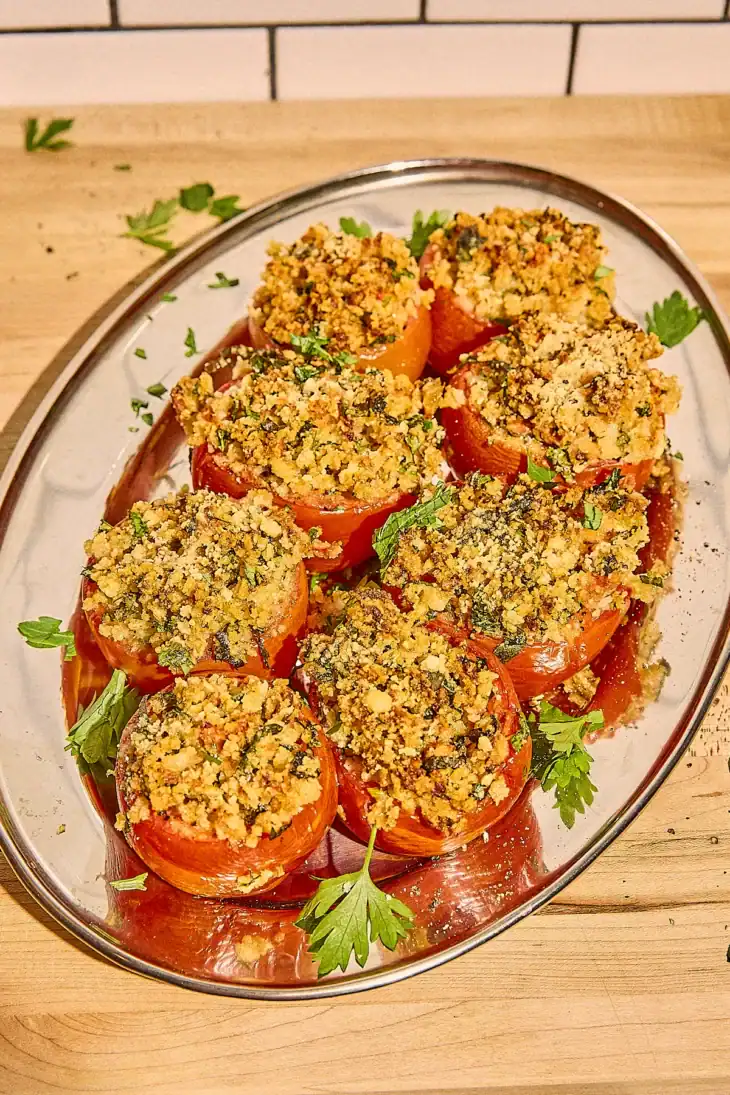 stuffed tomatoes pomodori ripieni with parsley