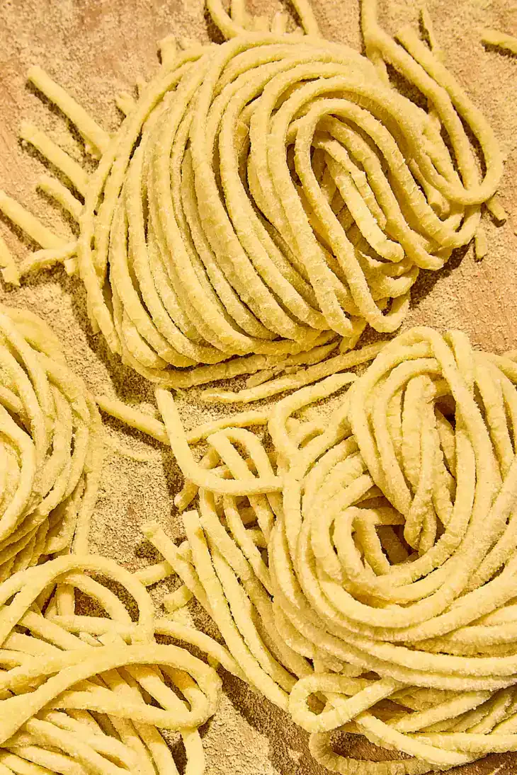 How to Make Bigoli Pasta at Home (Using a Pasta Machine)