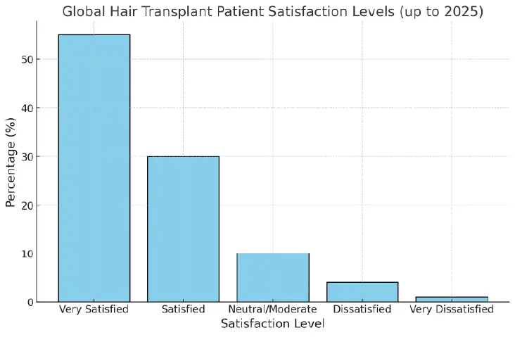 global hair transplant patient satisfaction levels