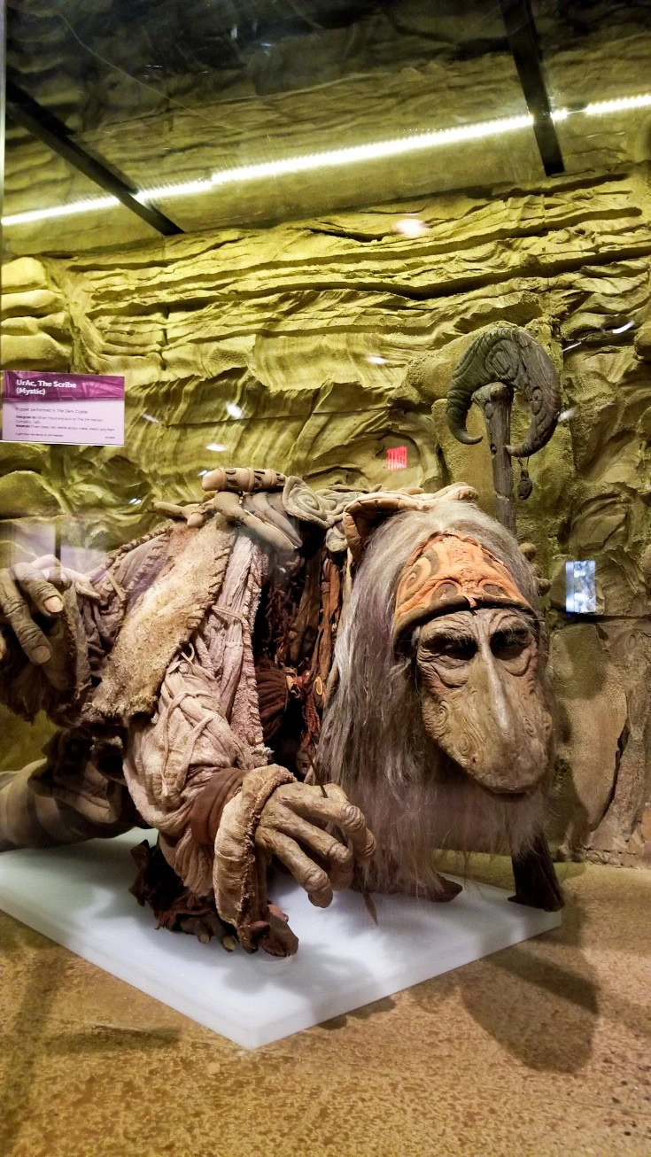 The Dark Crystal World of Myth and Magic Exhibit at the Center for Puppetry Arts Atlanta 8 Urac the Scribe Puppet The Dark Crystal