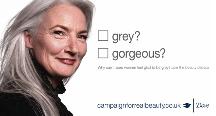 Image from the Dove real beauty campaign